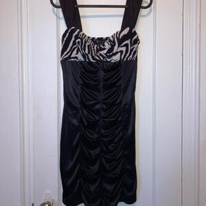 Zebra Print Cocktail Dress